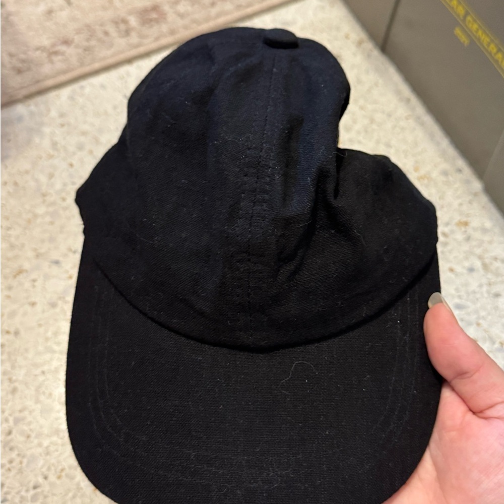 Classic Black Bow Baseball Cap